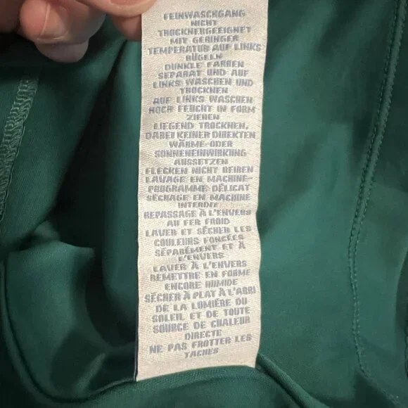 Boden Women’s Ponte Dress Size 10 R Green Lined 3/4 Sleeves Stretch Christmas - Picture 12 of 12